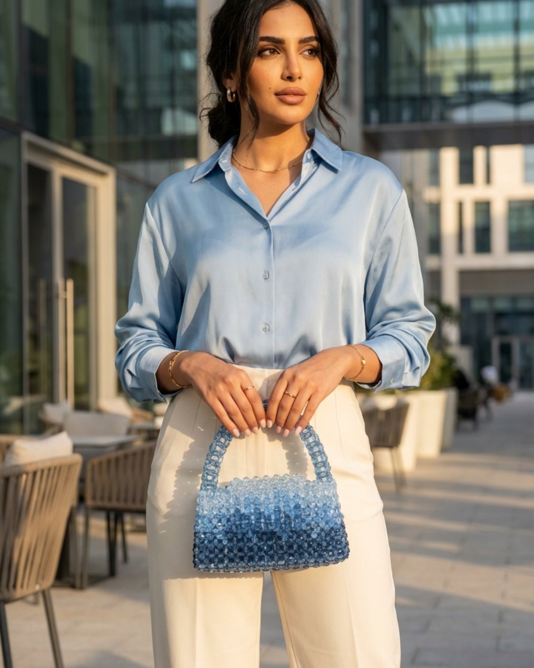 Aqua Pearl - MAGGIE HANDMADE